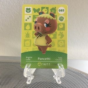 Animal Crossing Amiibo Card - Pancetti